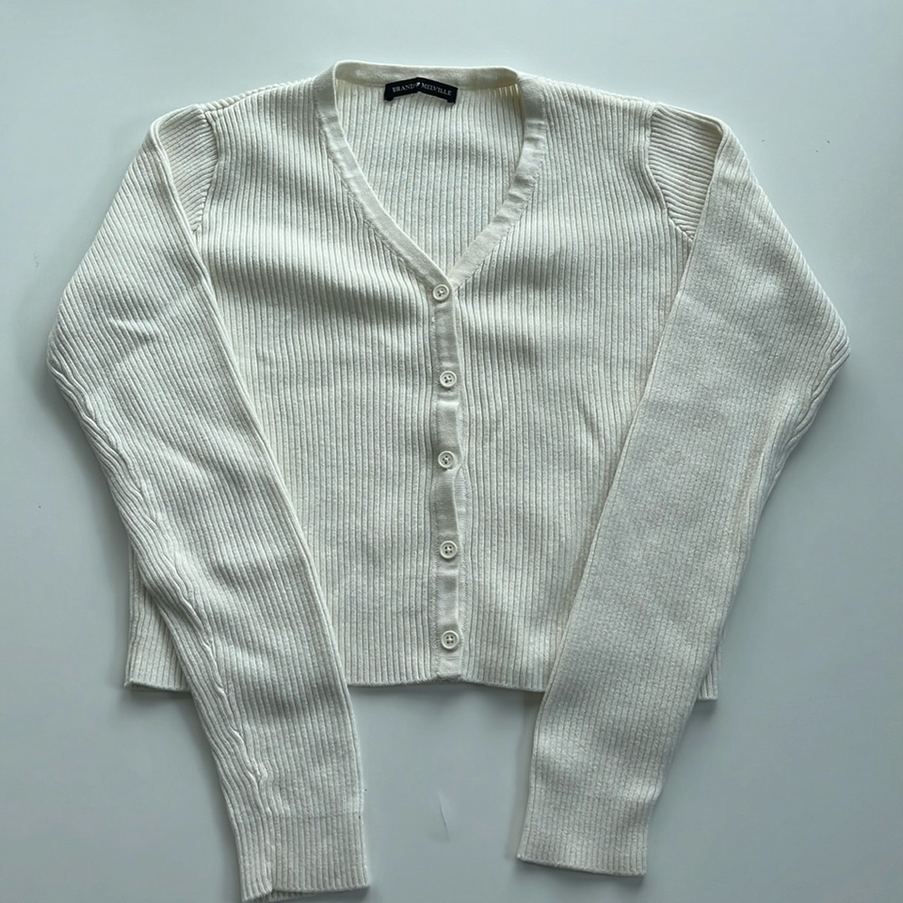 Brandy Melville white cardigan